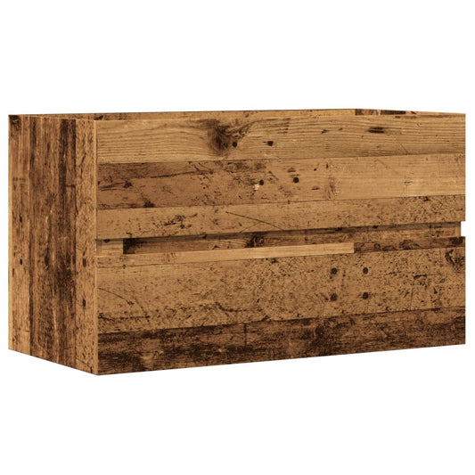 Sink Cabinet Old Wood 90x38.5x45 cm Engineered Wood Sink Cabinet Old Wood 90x38.5x45 cm Engineered Wood