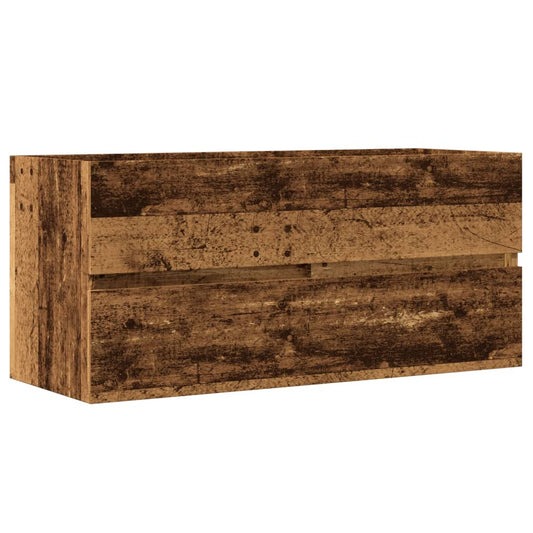 Sink Cabinet Old Wood 100x38.5x45 cm Engineered Wood Sink Cabinet Old Wood 100x38.5x45 cm Engineered Wood