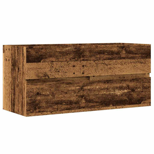 Sink Cabinet Old Wood 100x38,5x45 cm Engineered Wood Sink Cabinet Old Wood 100x38,5x45 cm Engineered Wood