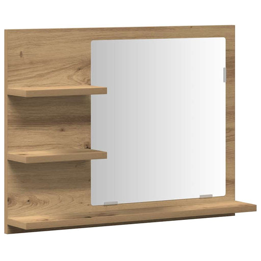 Bathroom Mirror Cabinet Artisan Oak 60x10.5x45 cm Bathroom Mirror Cabinet Artisan Oak 60x10.5x45 cm