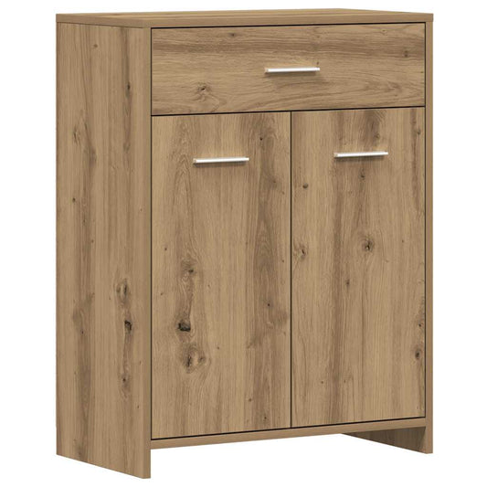 Bathroom Cabinet Artisan Oak 60x33x80 cm Engineered Wood Bathroom Cabinet Artisan Oak 60x33x80 cm Engineered Wood