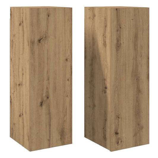 2 Piece TV Cabinet Set Artisan Oak 30,5x30x90 cm Engineered Wood 2 Piece TV Cabinet Set Artisan Oak 30,5x30x90 cm Engineered Wood