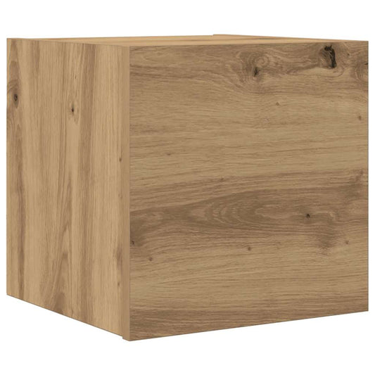 Wall Mounted TV Cabinet Artisan Oak 30.5x30x30 cm Wall Mounted TV Cabinet Artisan Oak 30.5x30x30 cm