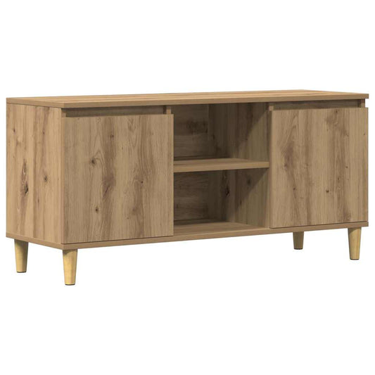 TV Cabinet Artisan Oak 102x35x50 cm Engineered Wood TV Cabinet Artisan Oak 102x35x50 cm Engineered Wood