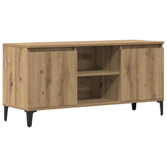 TV Cabinet Artisan Oak 102x35x50 cm Engineered Wood TV Cabinet Artisan Oak 102x35x50 cm Engineered Wood