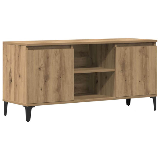 TV Cabinet Artisan Oak 102x35x50 cm Engineered Wood TV Cabinet Artisan Oak 102x35x50 cm Engineered Wood
