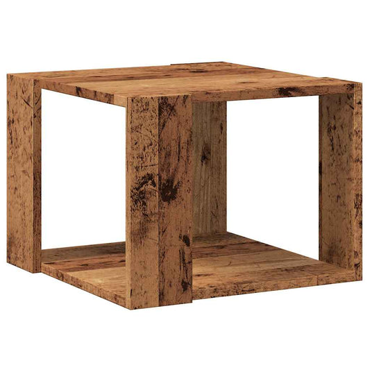 Coffee Table Old Wood 40x40x30 cm Engineered Wood Coffee Table Old Wood 40x40x30 cm Engineered Wood