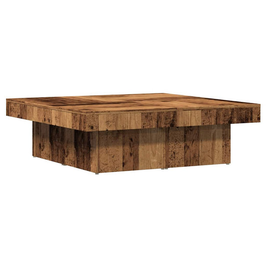 Coffee Table Old Wood 90x90x28 cm Engineered Wood Coffee Table Old Wood 90x90x28 cm Engineered Wood