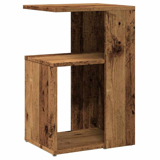 Side Table Old Wood 36x30x56 cm Engineered Wood Side Table Old Wood 36x30x56 cm Engineered Wood