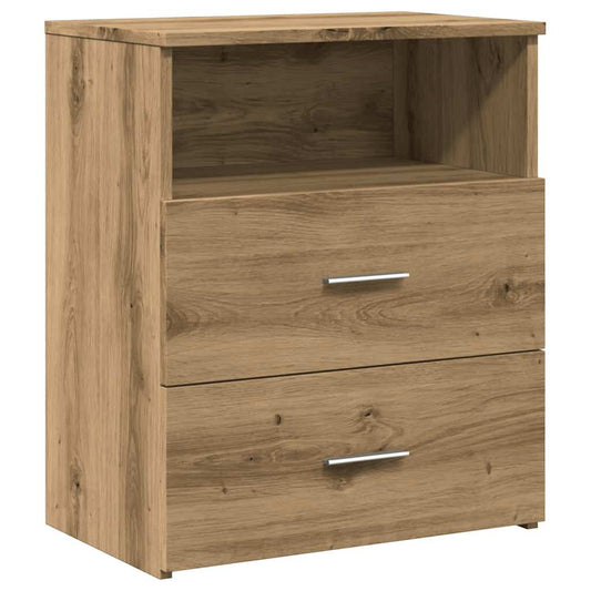 Bedside Cabinet Artisan Oak 50x32x60cm Engineered Wood Bedside Cabinet Artisan Oak 50x32x60cm Engineered Wood