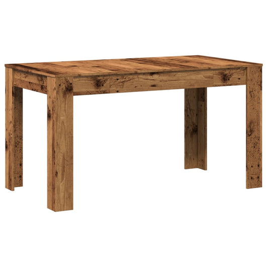 Dining Table Old Wood 140x74,5x76 cm Engineered Wood Dining Table Old Wood 140x74,5x76 cm Engineered Wood