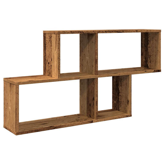 Wall Shelf Old Wood 100x18x53 cm Engineered Wood Wall Shelf Old Wood 100x18x53 cm Engineered Wood