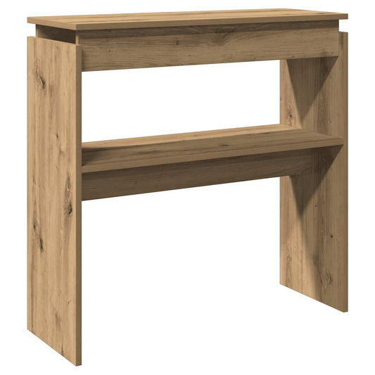Console Table Artisan Oak 80x30x80 cm Engineered Wood Console Table Artisan Oak 80x30x80 cm Engineered Wood