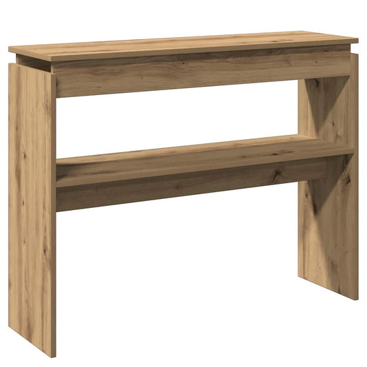 Console Table Artisan Oak 102x30x80 cm Engineered Wood Console Table Artisan Oak 102x30x80 cm Engineered Wood