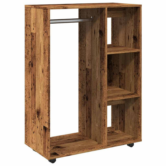 Wardrobe Old Wood 80x40x110 cm Engineered Wood Wardrobe Old Wood 80x40x110 cm Engineered Wood