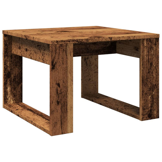 Side Table Old Wood 50x50x35 cm Engineered Wood Side Table Old Wood 50x50x35 cm Engineered Wood
