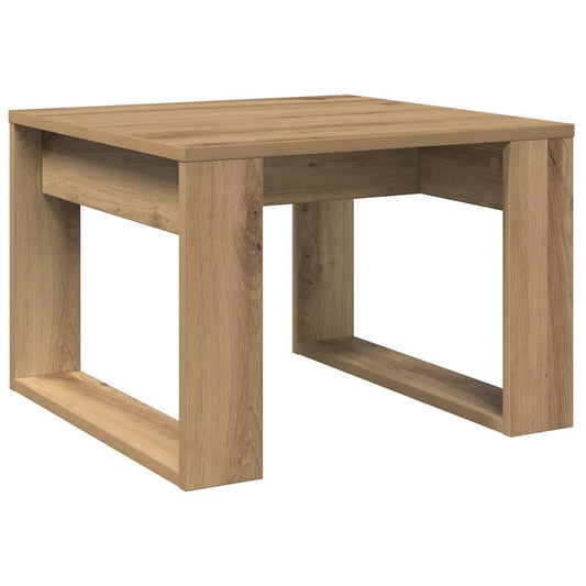 Side Table Artisan Oak 50x50x35 cm Engineered Wood Side Table Artisan Oak 50x50x35 cm Engineered Wood