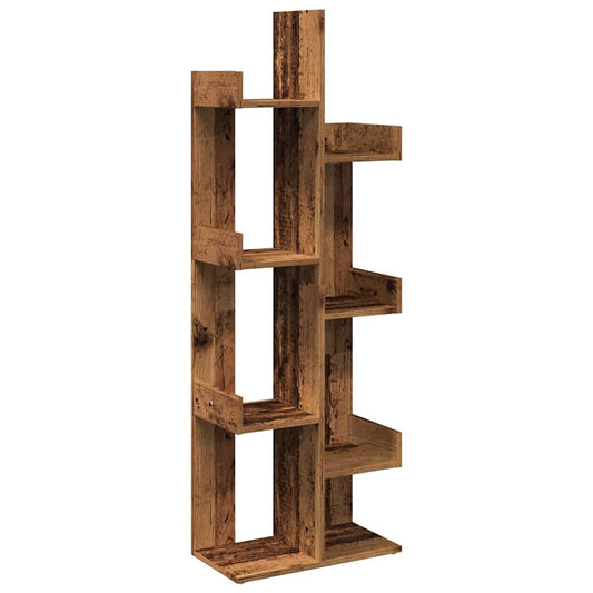Book Cabinet Old Wood 48x25.5x140 cm Engineered Wood Book Cabinet Old Wood 48x25.5x140 cm Engineered Wood