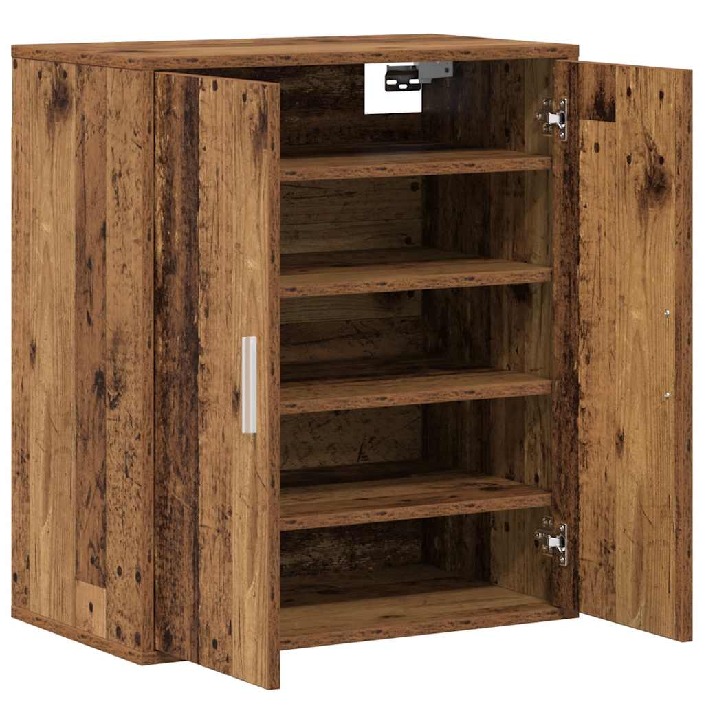 Shoe Cabinet Old Wood 60x35x70 cm Engineered Wood