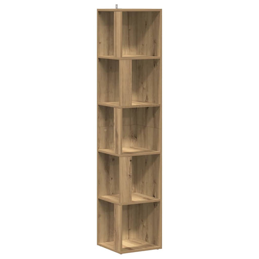 Corner Cabinet Artisan Oak 33x33x165 cm Engineered Wood Corner Cabinet Artisan Oak 33x33x165 cm Engineered Wood