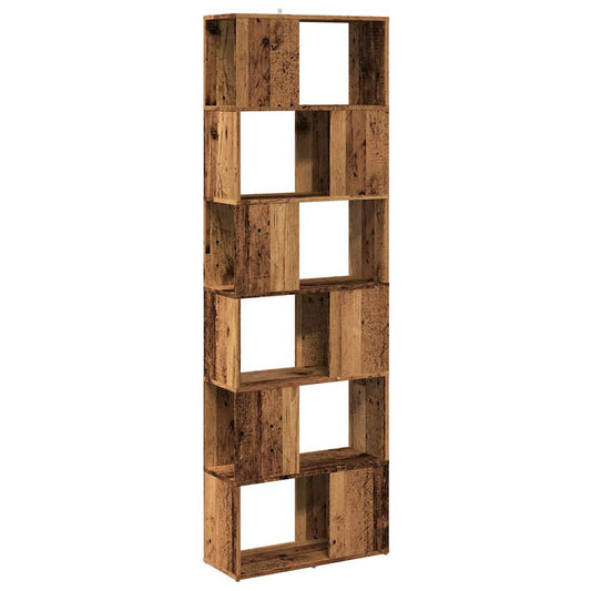 Book Cabinet/Room Divider Old Wood 60x24x186 cm Book Cabinet/Room Divider Old Wood 60x24x186 cm