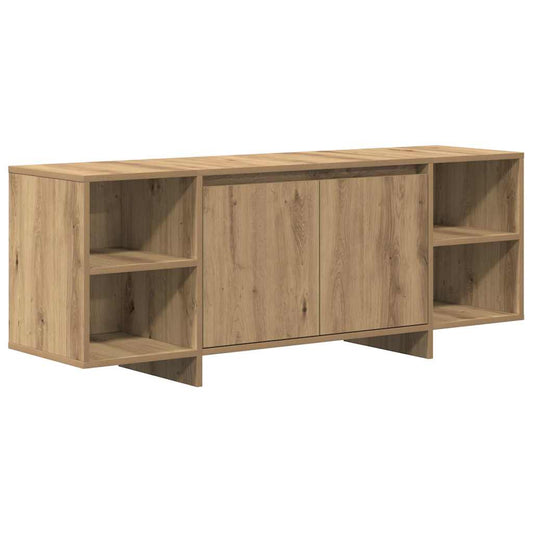 TV Cabinet Artisan Oak 130x35x50 cm Engineered Wood TV Cabinet Artisan Oak 130x35x50 cm Engineered Wood