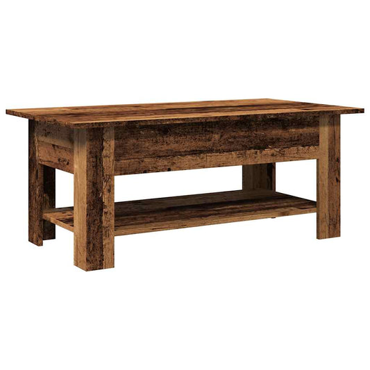 Coffee Table Old Wood 102x55x42 cm Engineered Wood Coffee Table Old Wood 102x55x42 cm Engineered Wood