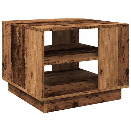 Coffee Table Old Wood 55x55x42 cm Engineered Wood Coffee Table Old Wood 55x55x42 cm Engineered Wood