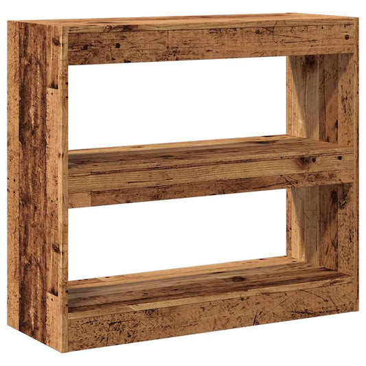 Book Cabinet/Room Divider Old Wood 80x30x72 cm Book Cabinet/Room Divider Old Wood 80x30x72 cm