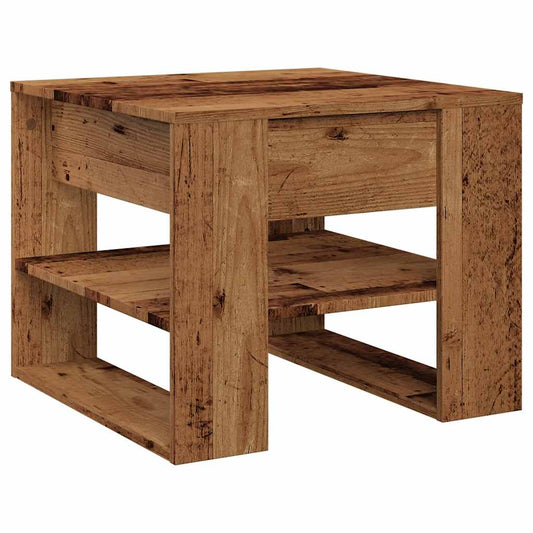 Coffee Table Old Wood 55.5x55x45 cm Engineered Wood Coffee Table Old Wood 55.5x55x45 cm Engineered Wood