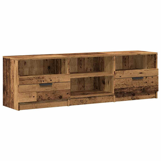 TV Cabinet Old Wood 150x33,5x45 cm Engineered Wood TV Cabinet Old Wood 150x33,5x45 cm Engineered Wood