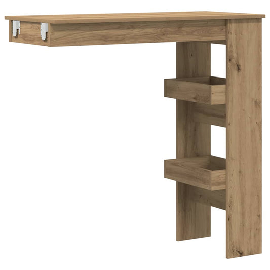 Wall Bar Table Artisan Oak 102x45x103,5 cm Engineered Wood Wall Bar Table Artisan Oak 102x45x103,5 cm Engineered Wood