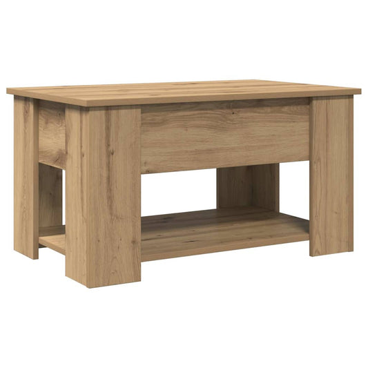 Coffee Table Artisan Oak 79x49x41 cm Engineered Wood Coffee Table Artisan Oak 79x49x41 cm Engineered Wood