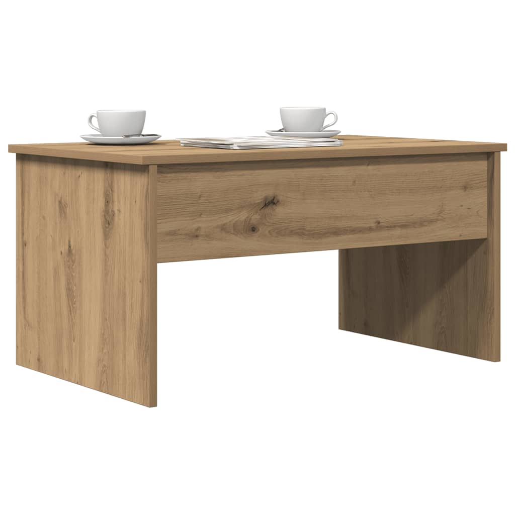 Coffee Table Artisan Oak 80x50,5x41,5 cm Engineered Wood