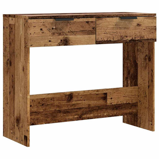 Console Table Old Wood 90x36x75 cm Engineered Wood Console Table Old Wood 90x36x75 cm Engineered Wood