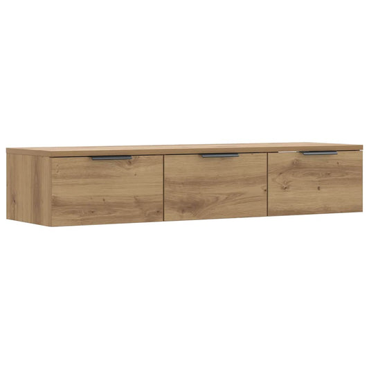Wall Cabinet Artisan Oak 102x30x20 cm Engineered Wood Wall Cabinet Artisan Oak 102x30x20 cm Engineered Wood