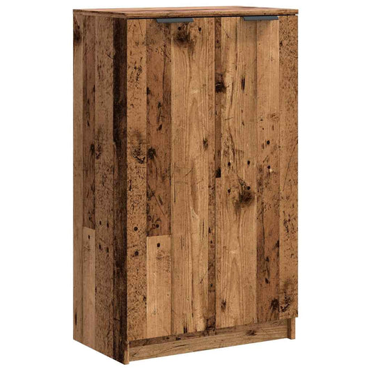 Shoe Cabinet Old Wood 59x35x100,5 cm Engineered Wood Shoe Cabinet Old Wood 59x35x100,5 cm Engineered Wood