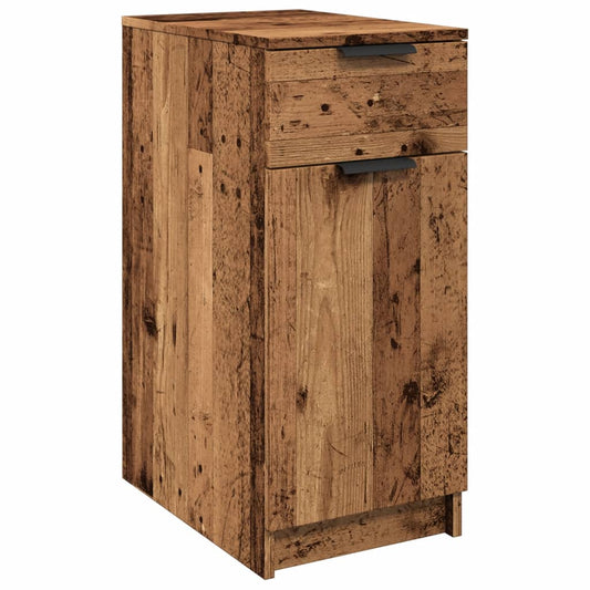 Desk Cabinet Old Wood 33x50x75 cm Engineered Wood Desk Cabinet Old Wood 33x50x75 cm Engineered Wood