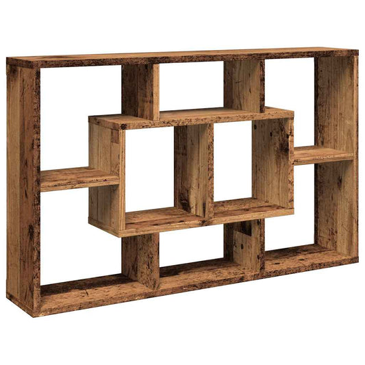 Wall Shelf Old Wood 85x16x52.5 cm Engineered Wood Wall Shelf Old Wood 85x16x52.5 cm Engineered Wood
