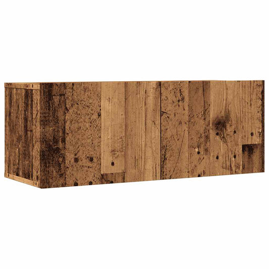 2 Piece Wall-mounted TV Cabinet Set Old Wood 80x30x30 cm 2 Piece Wall-mounted TV Cabinet Set Old Wood 80x30x30 cm