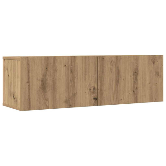 2 Piece Wall-mounted TV Cabinet Set Artisian Oak 100x30x30 cm 2 Piece Wall-mounted TV Cabinet Set Artisian Oak 100x30x30 cm