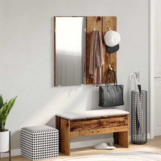 Hallway Furniture Set Old Wood Engineered Wood Hallway Furniture Set Old Wood Engineered Wood
