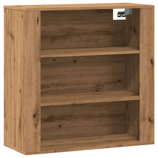 Wall Cabinet Artisian Oak 80x33x80 cm Engineered Wood Wall Cabinet Artisian Oak 80x33x80 cm Engineered Wood