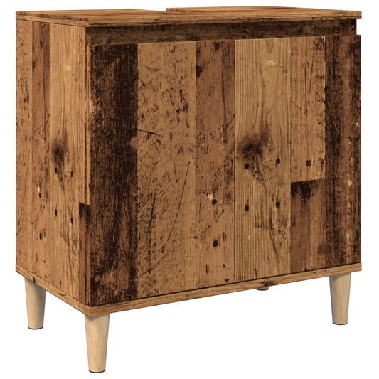 Sink Cabinet Old Wood 58x33x60 cm Engineered Wood Sink Cabinet Old Wood 58x33x60 cm Engineered Wood
