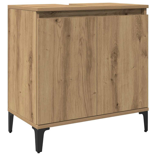 Sink Cabinet Artisan Oak 58x33x60 cm Engineered Wood Sink Cabinet Artisan Oak 58x33x60 cm Engineered Wood