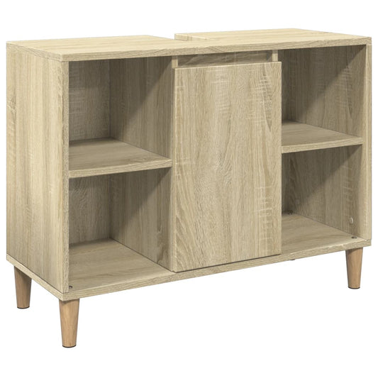 Bathroom Cabinet Sonoma Oak 80x33x60 cm Engineered Wood Bathroom Cabinet Sonoma Oak 80x33x60 cm Engineered Wood