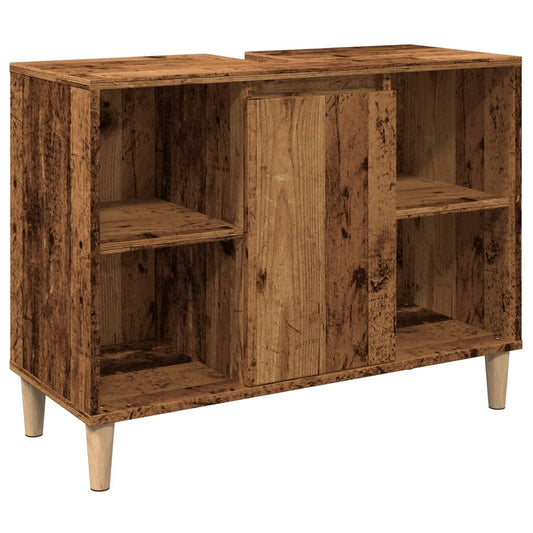 Bathroom Cabinet Old Wood 80x33x60 cm Engineered Wood Bathroom Cabinet Old Wood 80x33x60 cm Engineered Wood