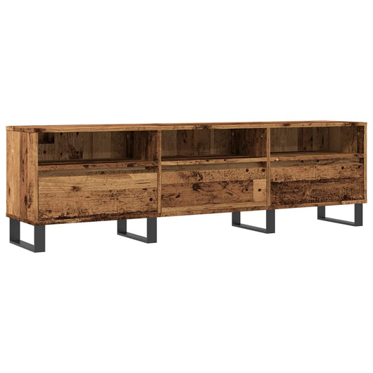 TV Cabinet Old Wood 150x30x44,5 cm Engineered Wood TV Cabinet Old Wood 150x30x44,5 cm Engineered Wood