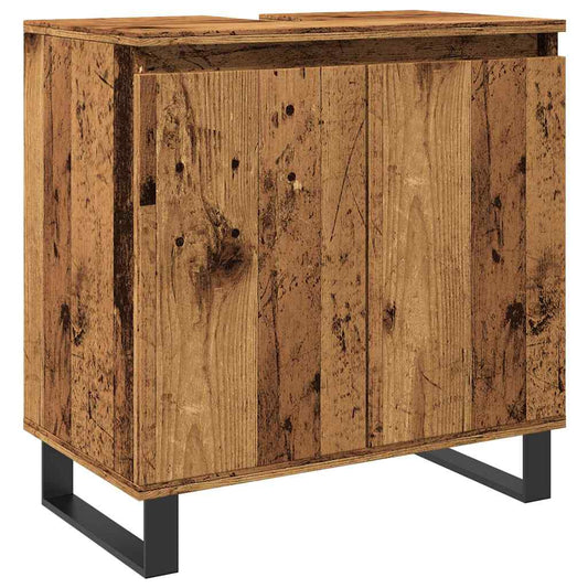 Bathroom Cabinet Old Wood 58x33x60 cm Engineered Wood Bathroom Cabinet Old Wood 58x33x60 cm Engineered Wood