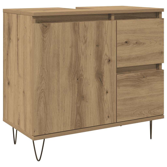 Sink Cabinet Artisan Oak 65x33x60 cm Engineered Wood Sink Cabinet Artisan Oak 65x33x60 cm Engineered Wood